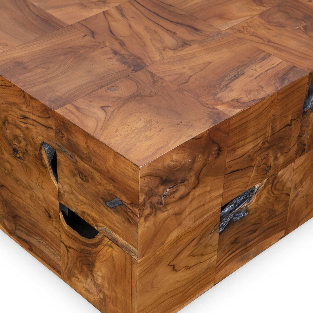 Teak Tac Toe Coffee Table