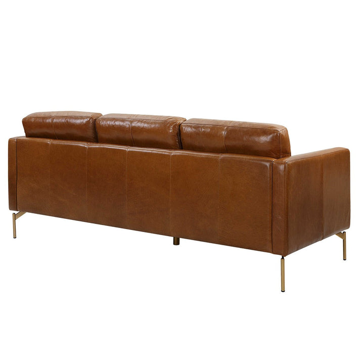 Ventura Sofa - Caramel Leather