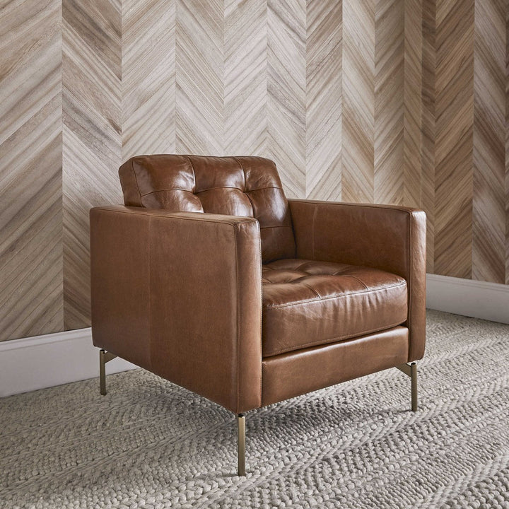 Ventura Chair - Caramel Leather