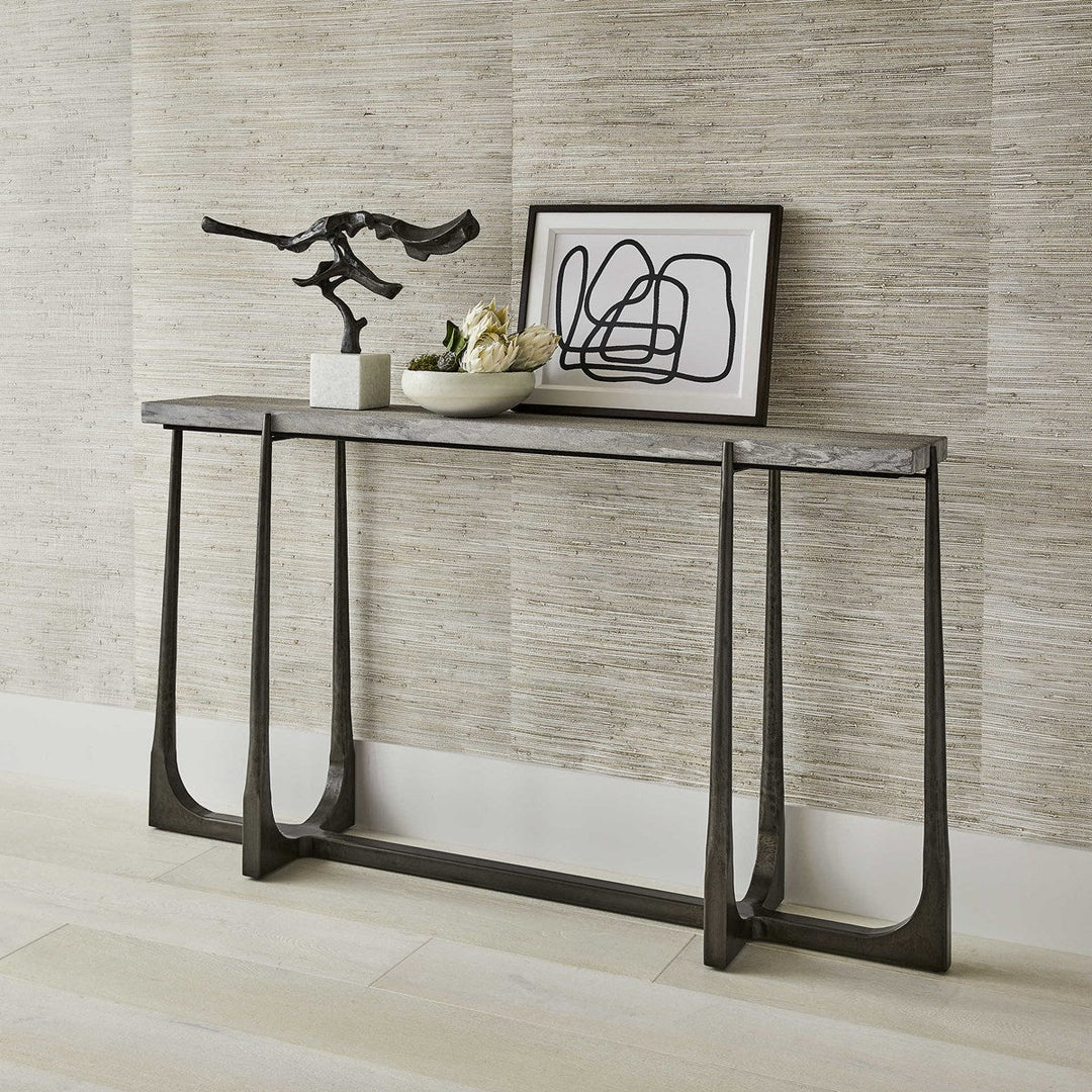 Tapering Off Console Table