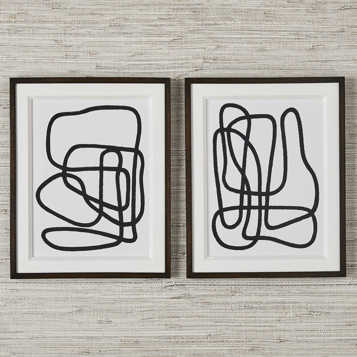 Entangle Framed Prints, S/2