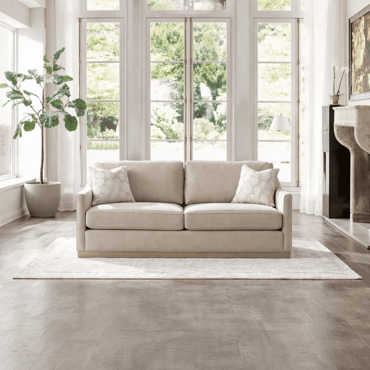 Rahaf Light Beige Sofa (218cm)