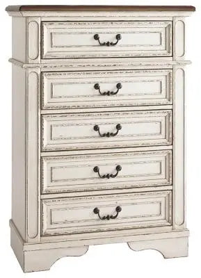 Realyn Bedroom King Set with Chest Offer