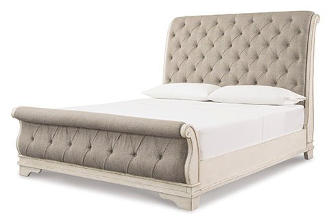 Realyn Bedroom King Sleigh Set with Chest Offer