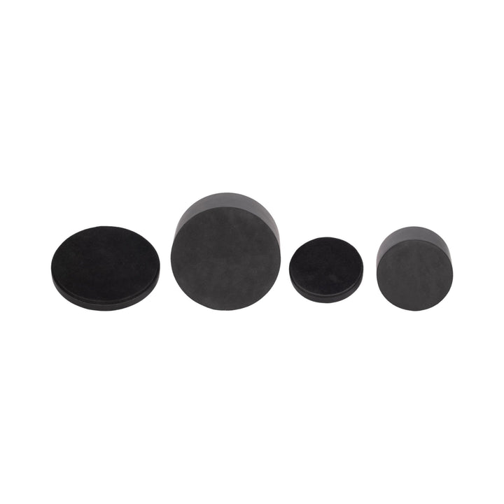 Resin, S/2 6/7" Wheatly Black Boxes