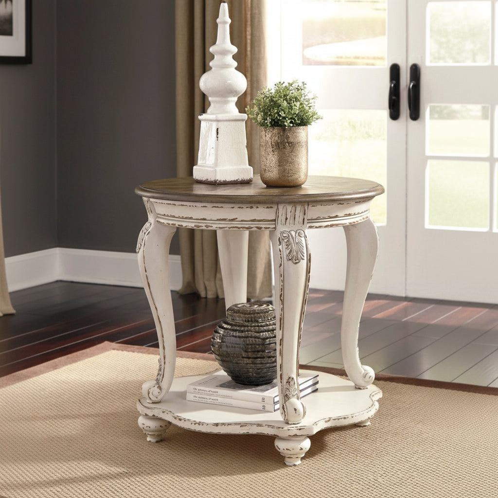 ROUND END TABLE