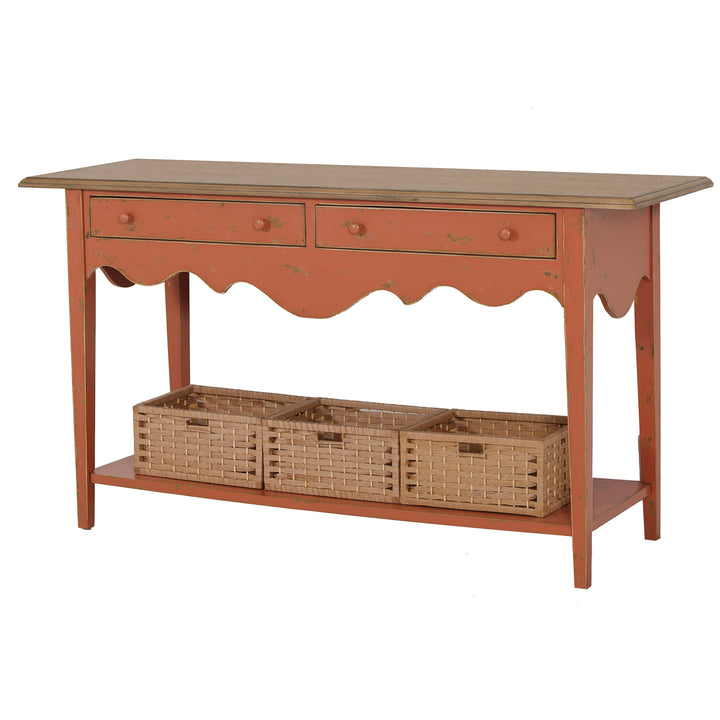 Clay & Oak Console