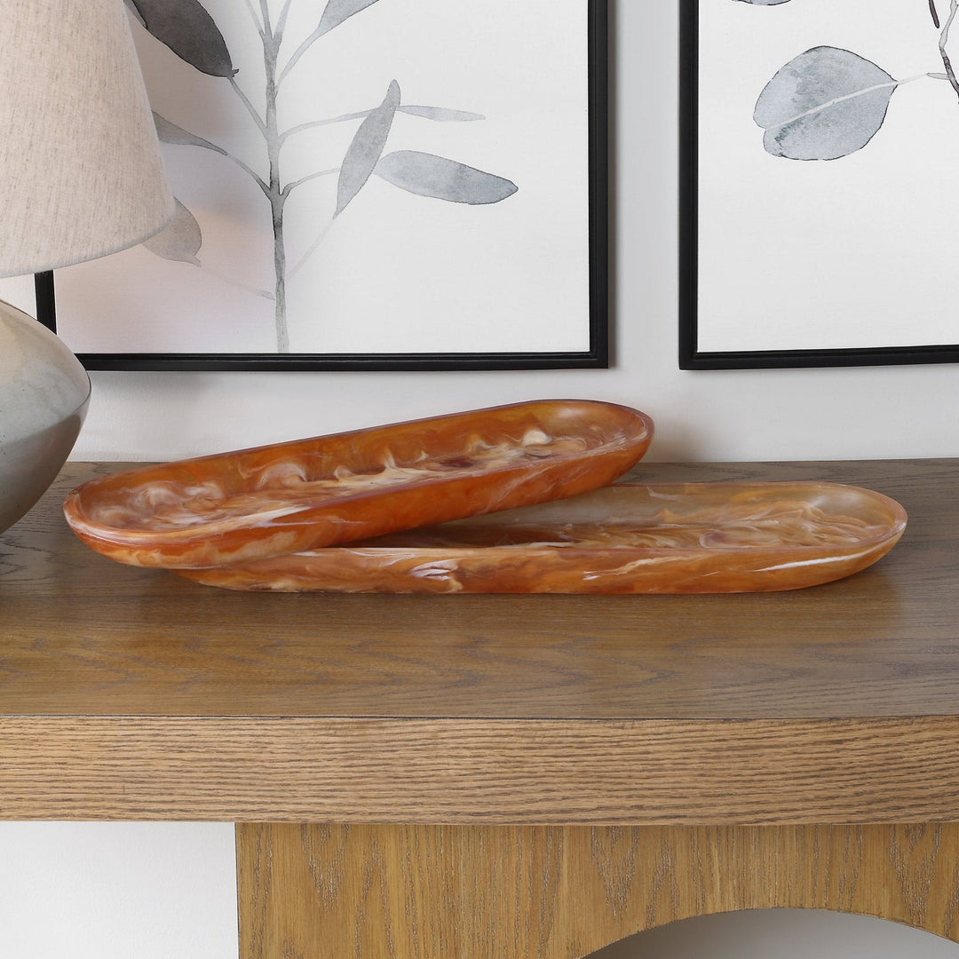 Rustic Horizon Tray S/2