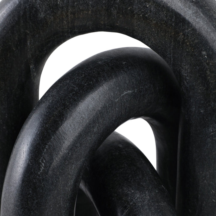 S/3 10" Walton Black Marble Arches