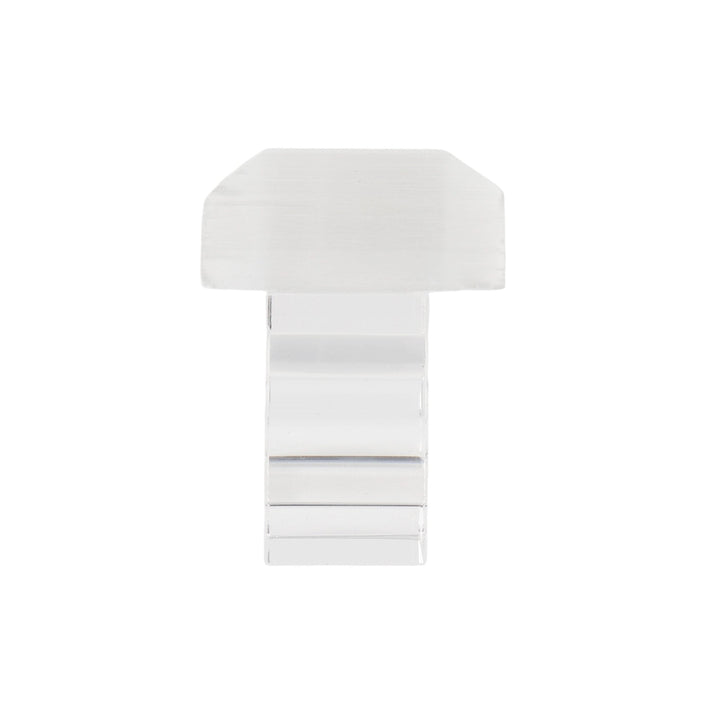 S/4 10" SENISE SELENITE/CRYSTAL NAPKIN RINGS, WHT