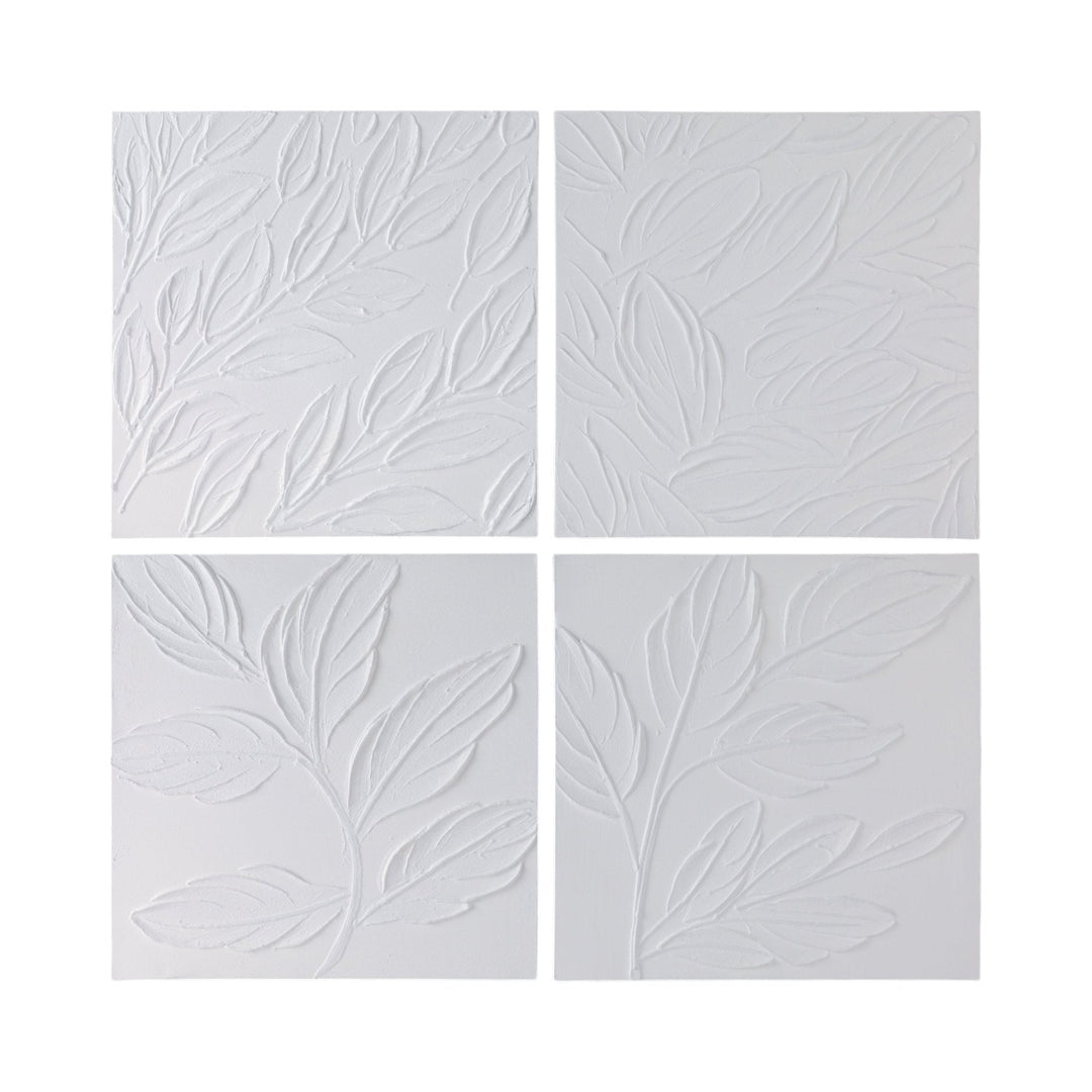 S/4 20X20 MAEVE HANDPAINTED DIMENSIONAL WALL ART