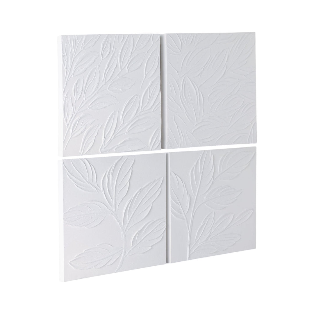 S/4 20X20 MAEVE HANDPAINTED DIMENSIONAL WALL ART