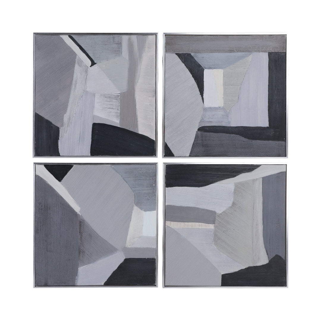 S/4 20x20 Triana Handpainted Wall Art