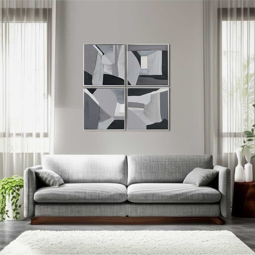S/4 20x20 Triana Handpainted Wall Art