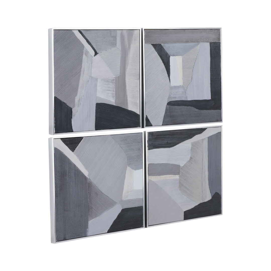 S/4 20x20 Triana Handpainted Wall Art