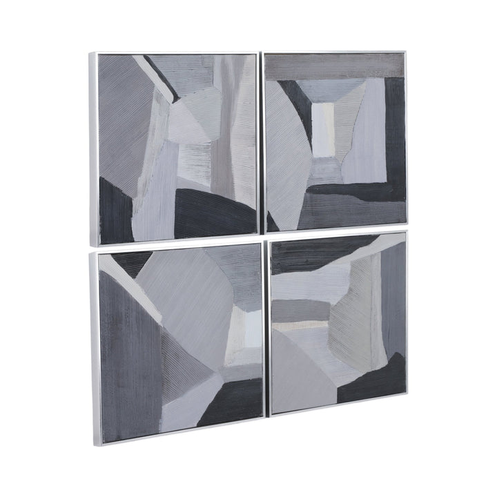 S/4 20x20 Triana Handpainted Wall Art