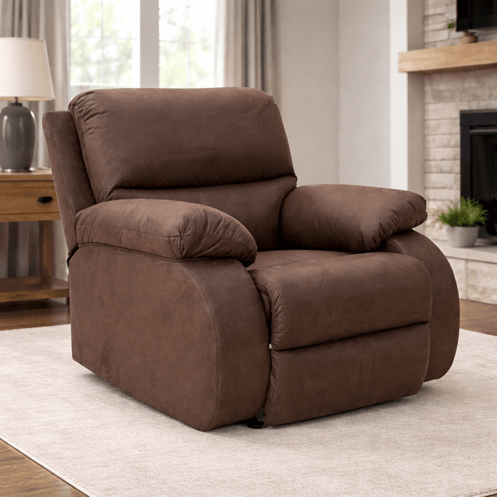 Scranto Reclining Sofa & Loveseat with Free Recliner