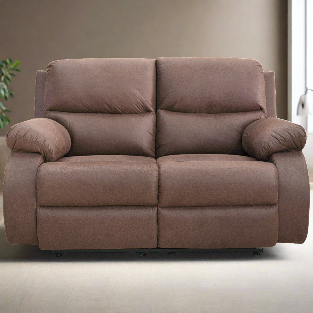 Scranto Reclining Sofa & Loveseat with Free Recliner