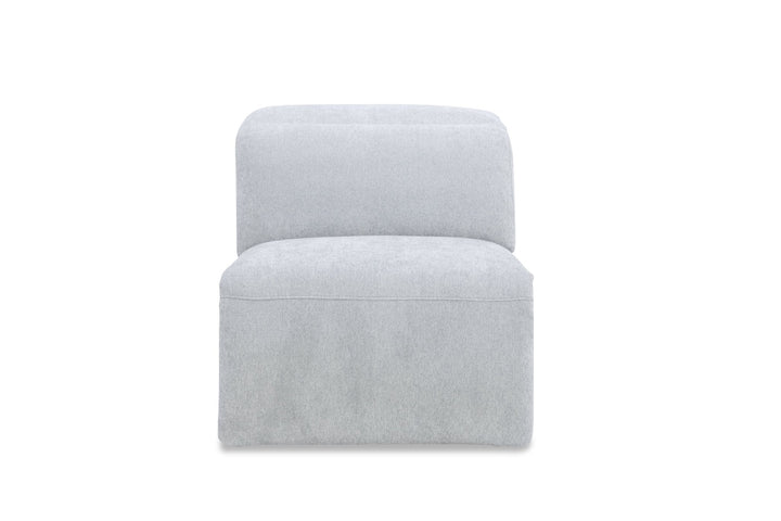 Seequence Gray Armless Chair