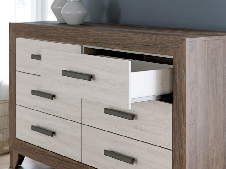 Laigmeyer Six Drawer Dresser and Mirror