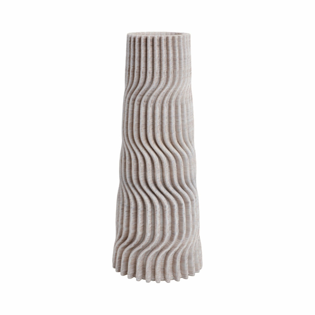 Shelvin 3d Printed Porcelain Vase, Multi