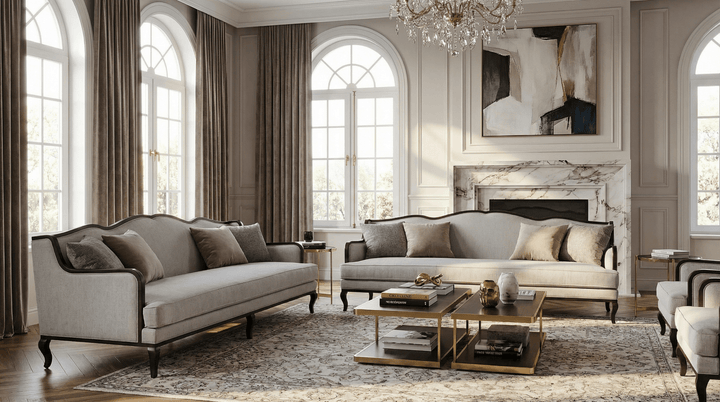 Shoug Grey 4 Seater (279.4cm)