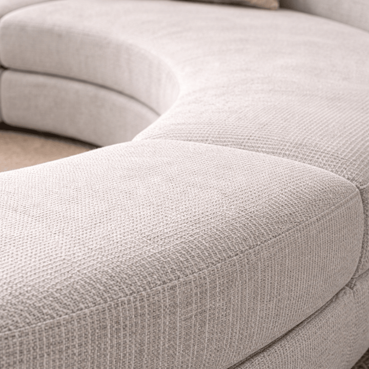 Snow Linen Beige Left Chaise Sectional