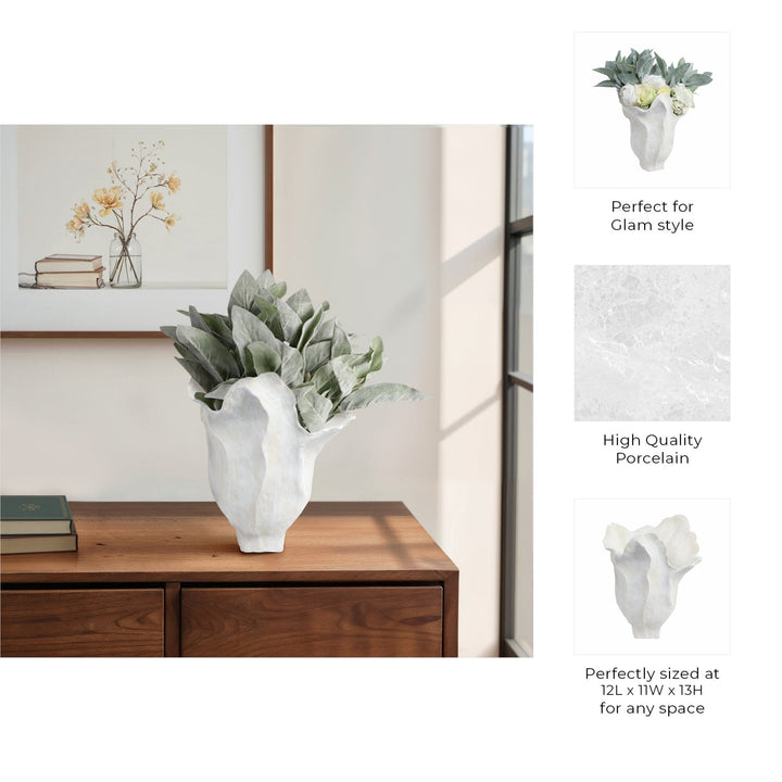 Spadena Porcelain Vase, Ivory