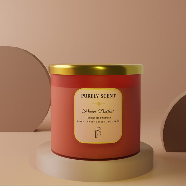Peach Bellini Candle 400 gm