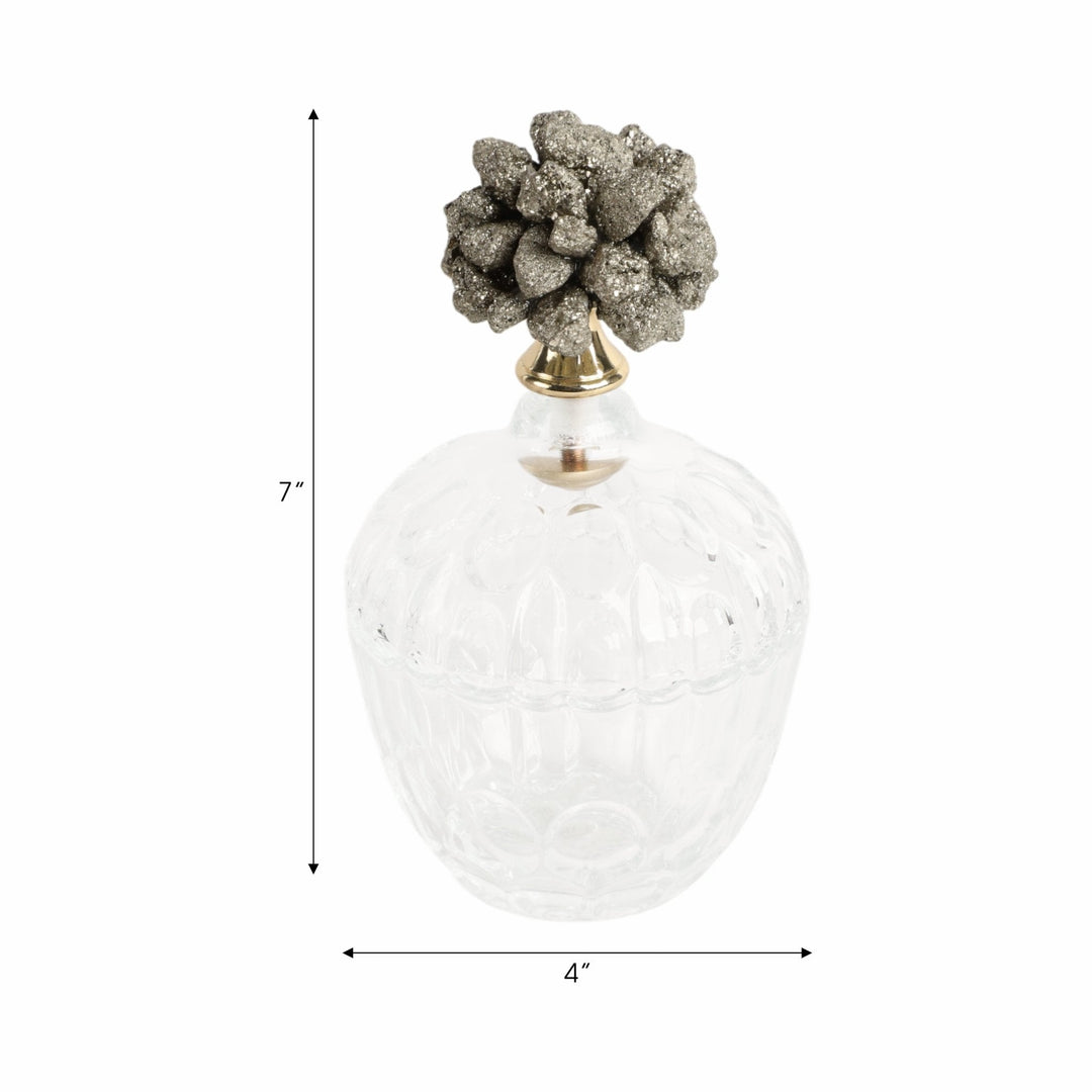 Stella Stone And Glass Jar