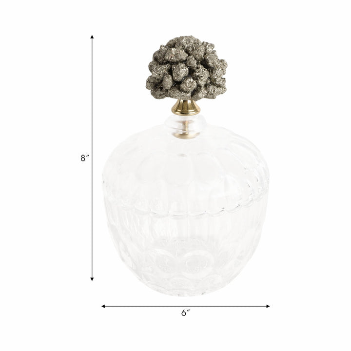 Stella Stone And Glass Jar