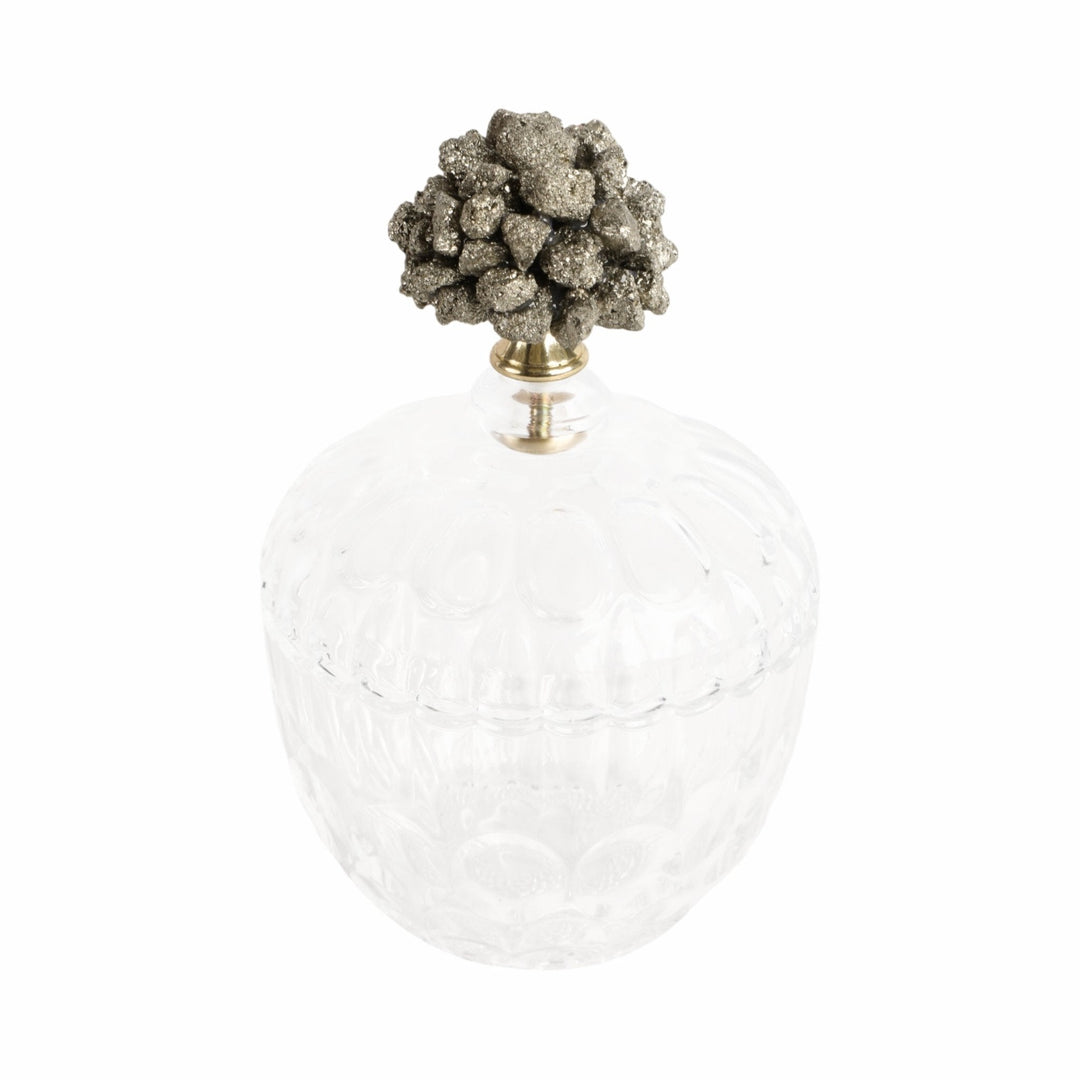 Stella Stone And Glass Jar