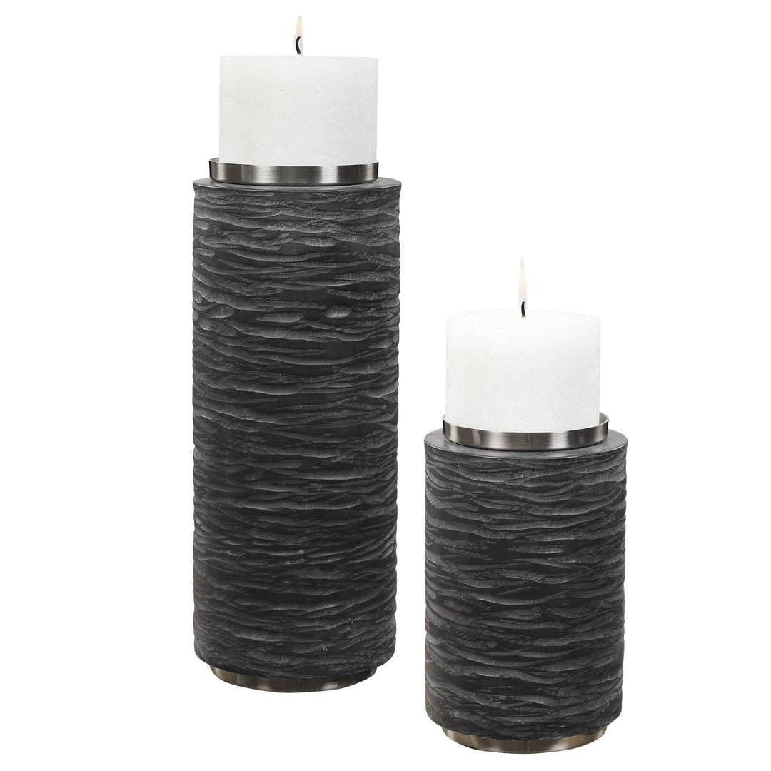 Strathmore Candleholders, S/2