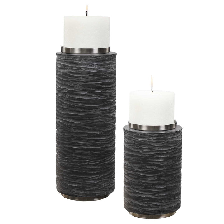 Strathmore Candleholders, S/2