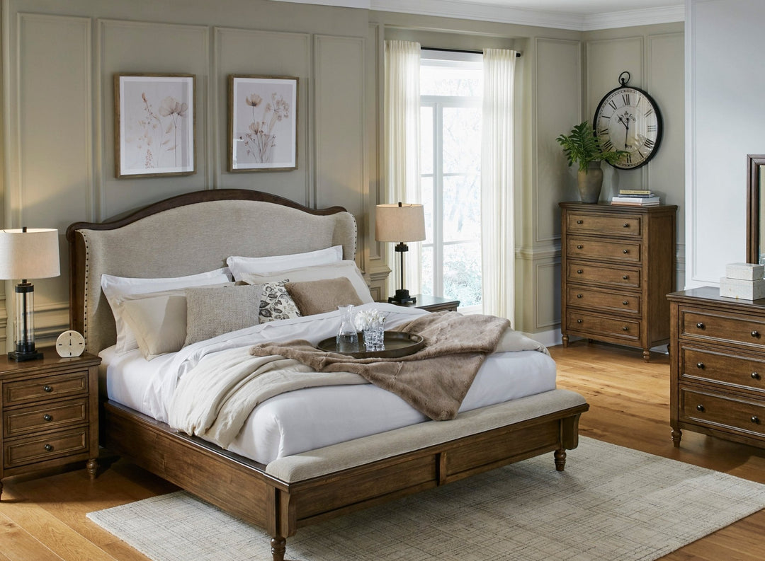 Sturlayne King Upholstered Panel Bedroom