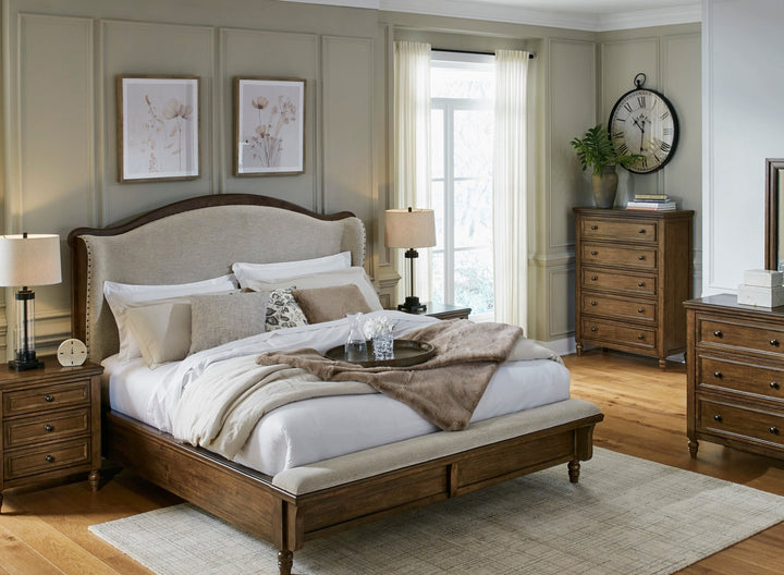 Sturlayne King Upholstered Panel Bedroom