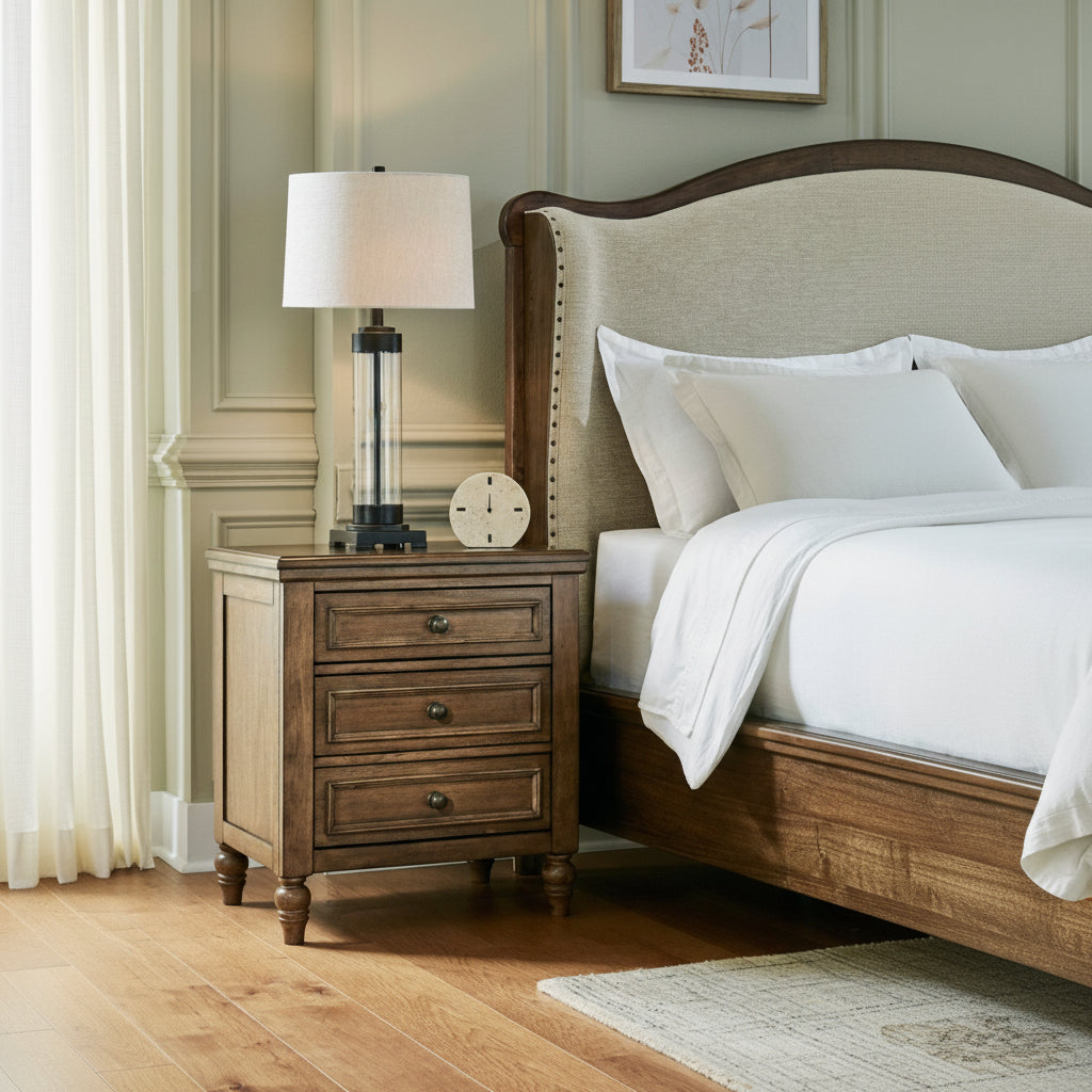 Sturlayne King Upholstered Panel Bedroom