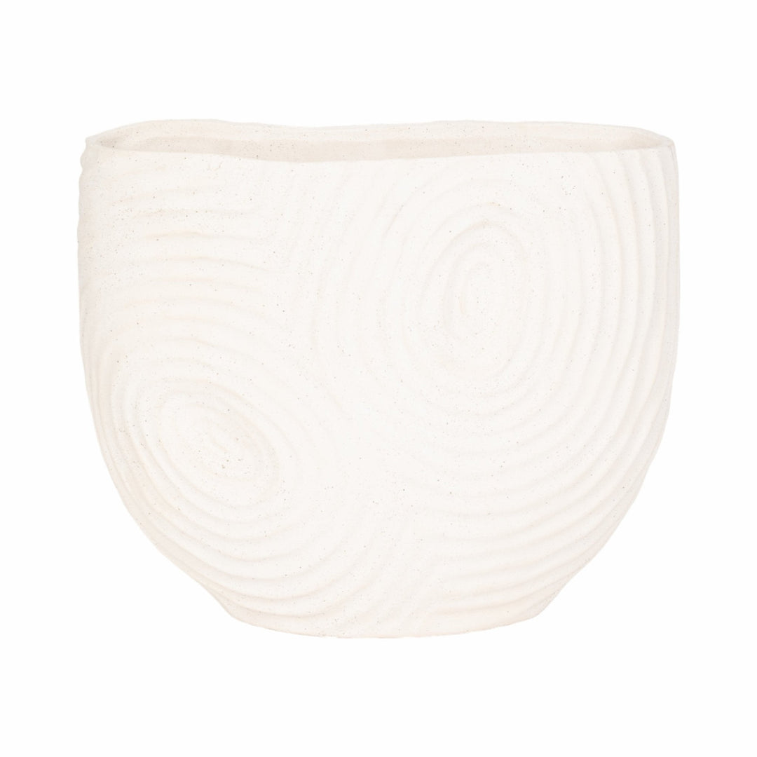 SUMATR VASE, IVORY/BEIGE
