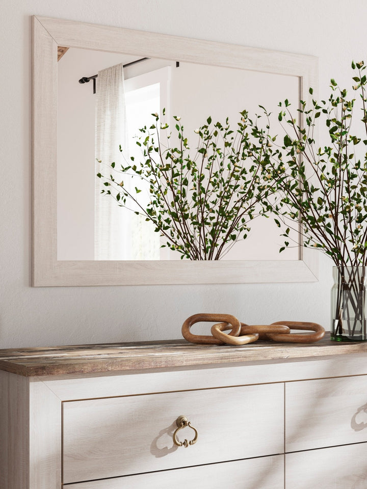 Sylveri Six Drawer Dresser and Mirror
