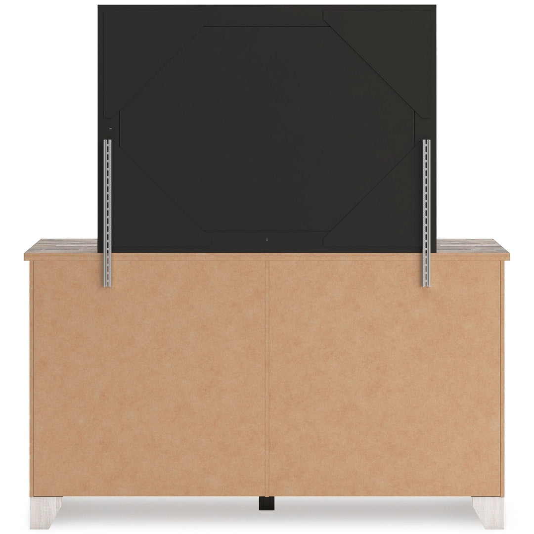 Sylveri Six Drawer Dresser and Mirror