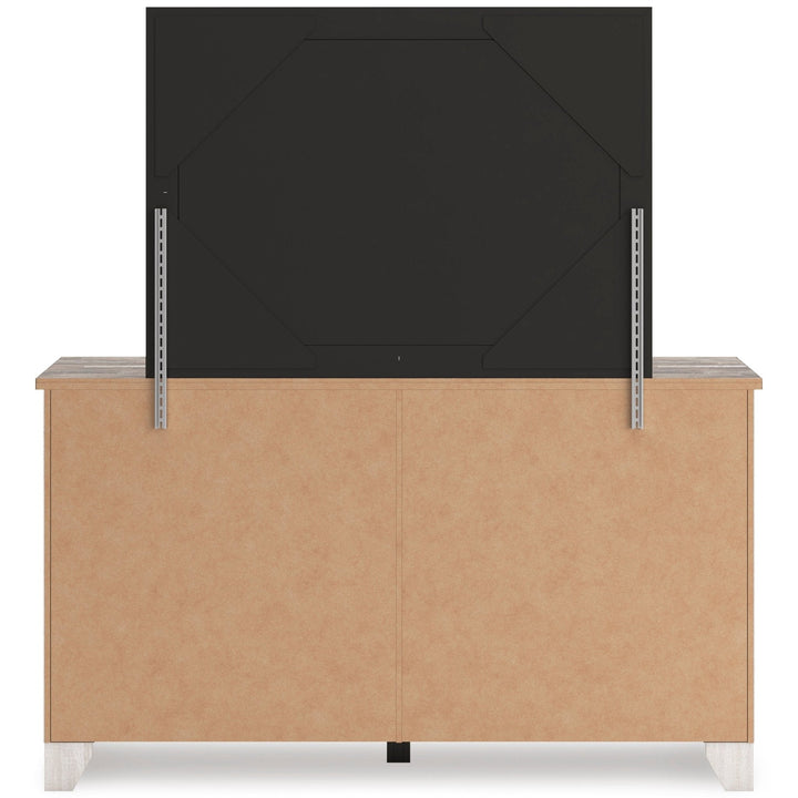 Sylveri Six Drawer Dresser and Mirror