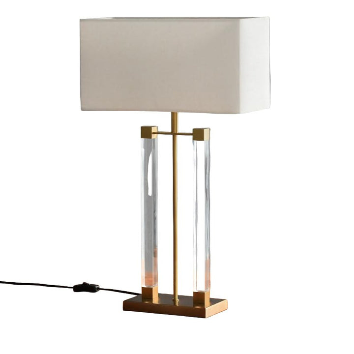 Crystal-Quartz-Table Lamp - 20cm Height