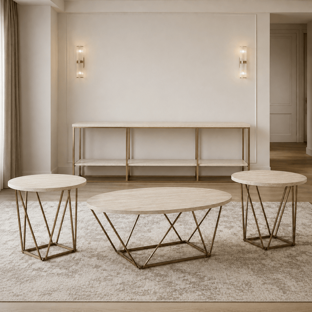 Tarica Table Set With TV Stand