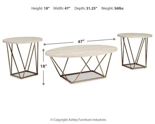 Tarica Table Set With TV Stand