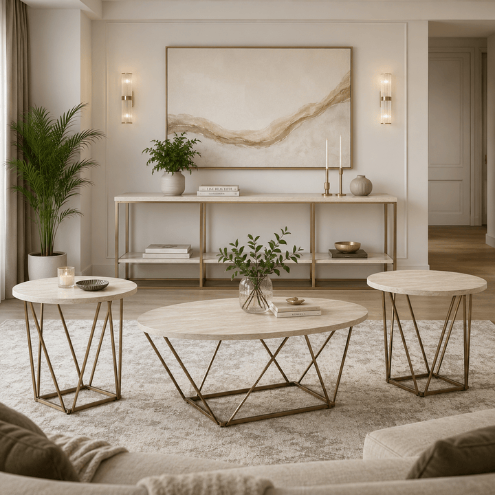 Tarica Table Set With TV Stand