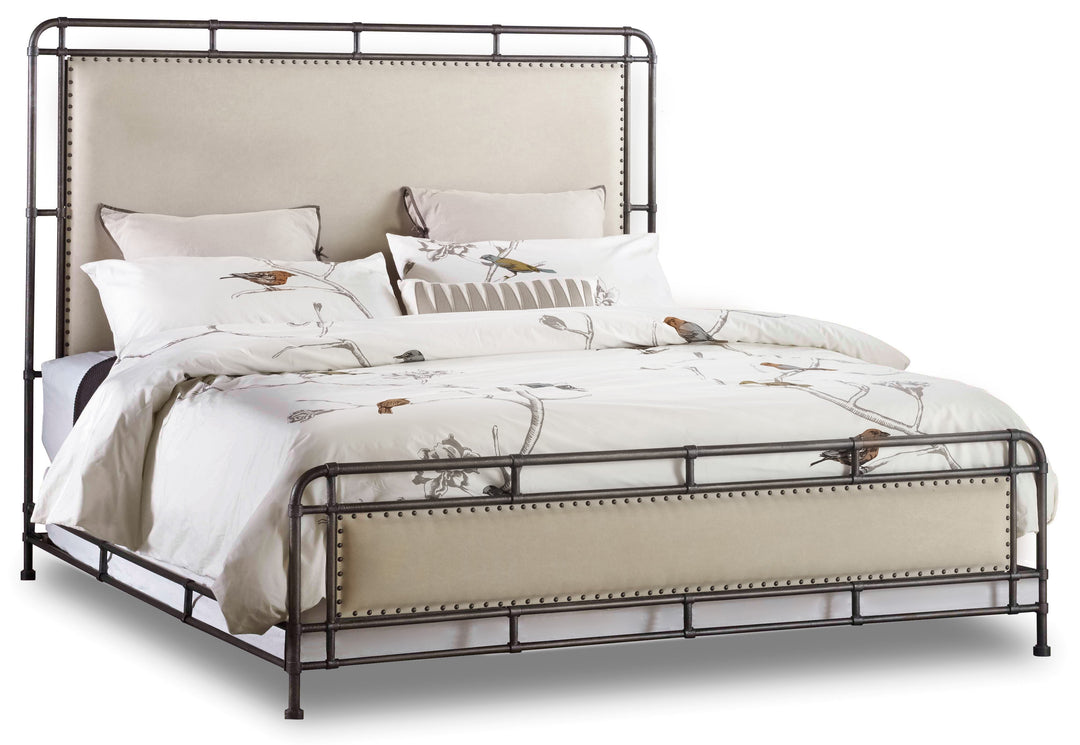 Slumbr Queen Metal Upholstered Bed