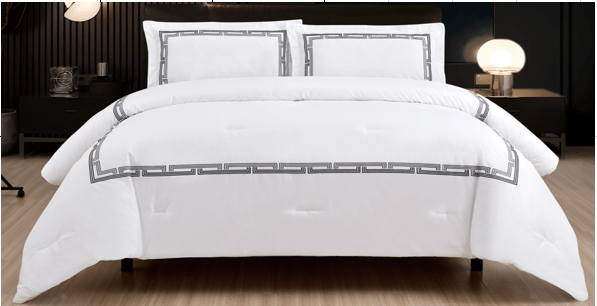 TH-E2301 Stineau Q Comforter Sets (3 PCS)