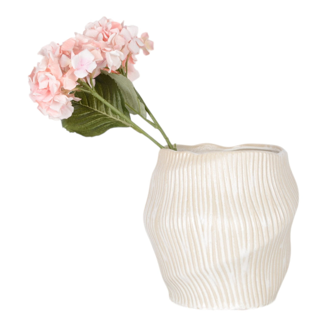 Tihany Blue/Cream Vase