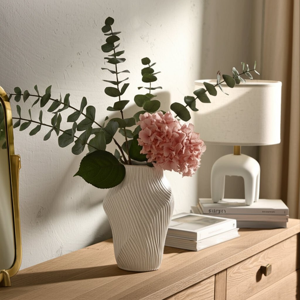 Tihany Blue/Cream Vase