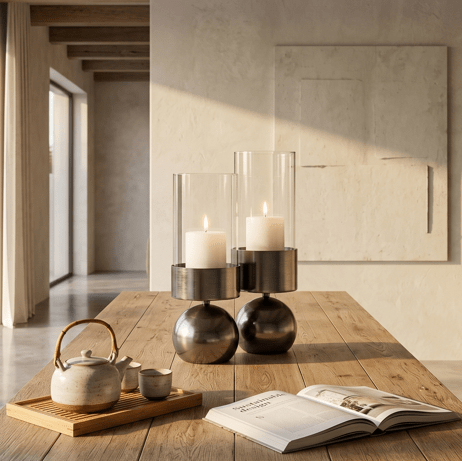 Tilston Candleholders, S/2